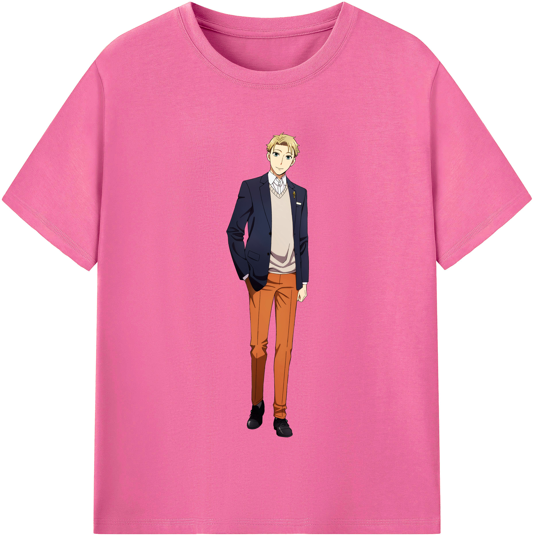 （画像用） SPY×FAMILY间谍家家酒 レディースカジュアルプリントTシャツ（綿100％）
